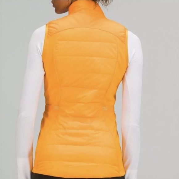 NWT Lululemon Down for It All Vest Clementine Size 6 🍊 - Picture 4 of 12